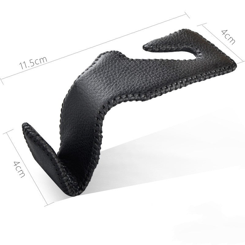 QVL Leather Car Seat Hooks