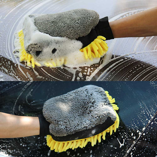 Plush Microfiber Car Wash Mitt