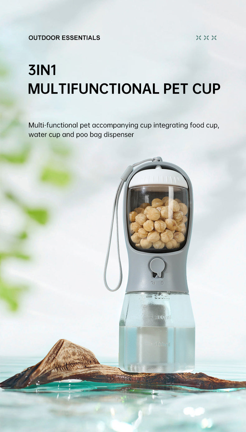 QVL 3-in-1 Pet Travel Bottle