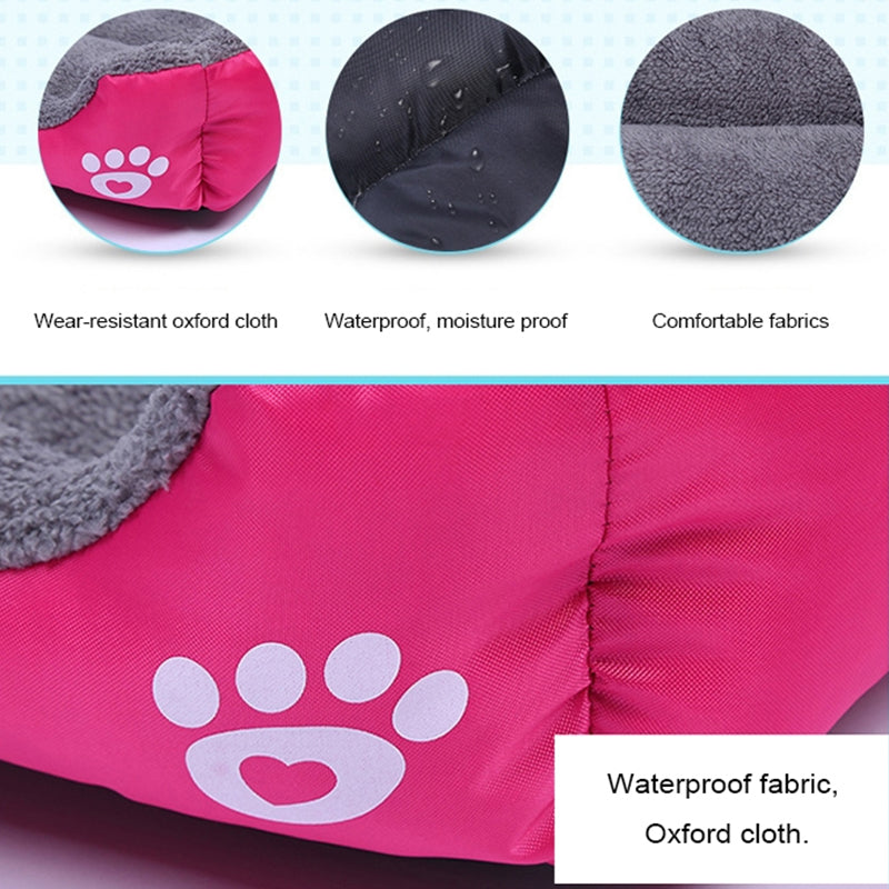 QVL Cozy Fleece Pet Bed