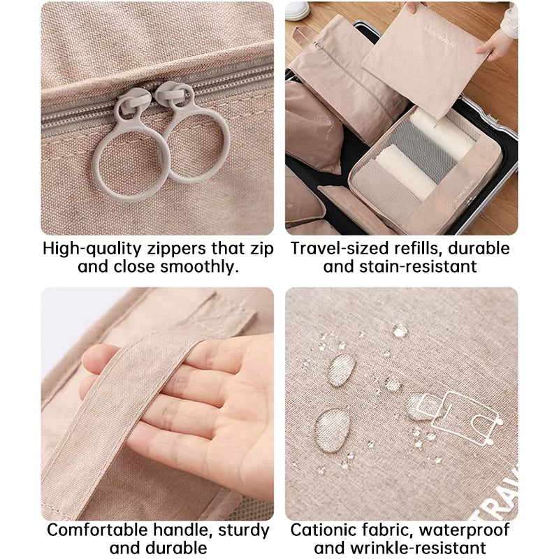 QVL 7-Piece Travel Packing Cube Set