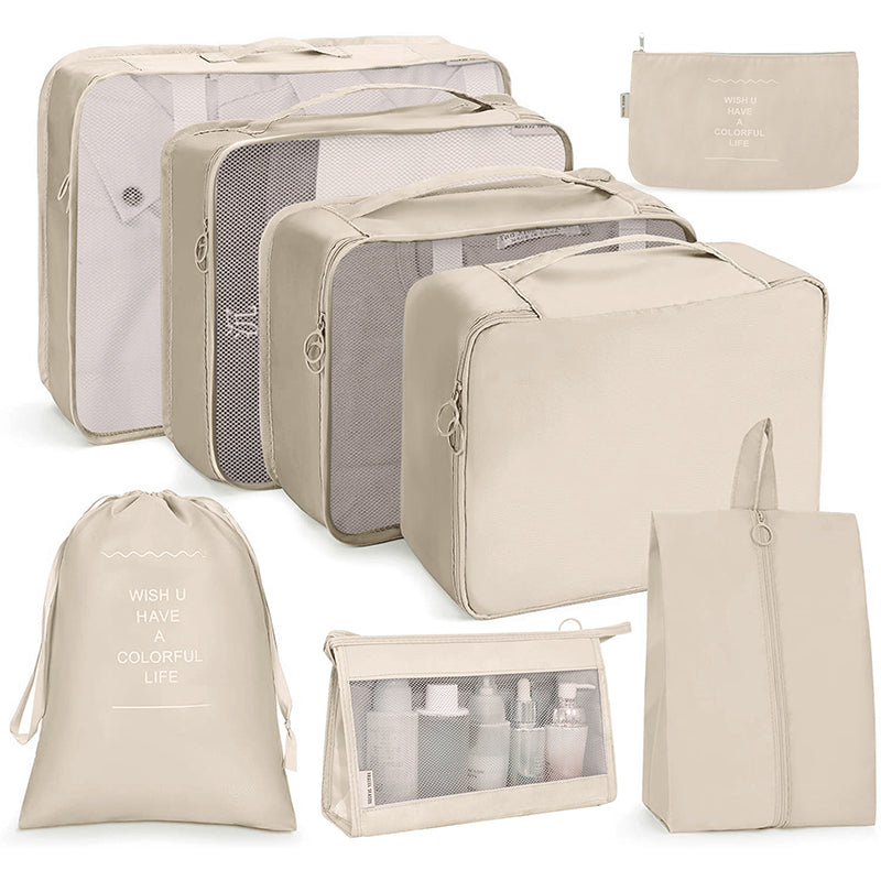 QVL 8-Piece Travel Organizer Set