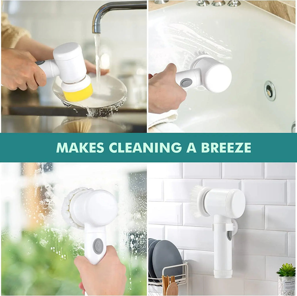 QVL 5-in-1 Electric Cleaning Brush