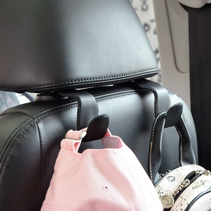 QVL Leather Car Seat Hooks