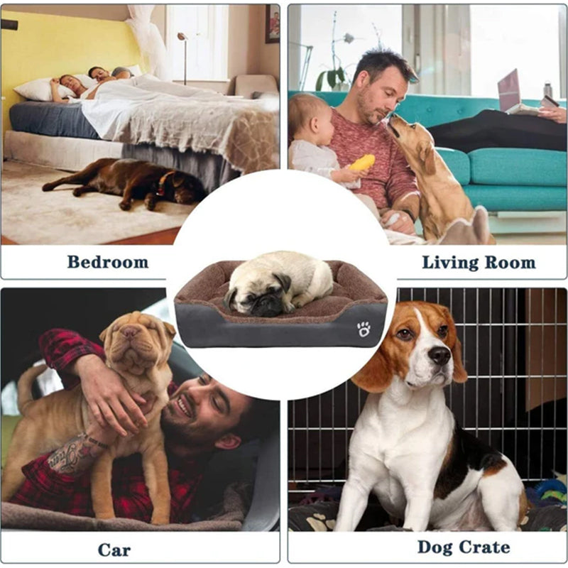 QVL Cozy Fleece Pet Bed