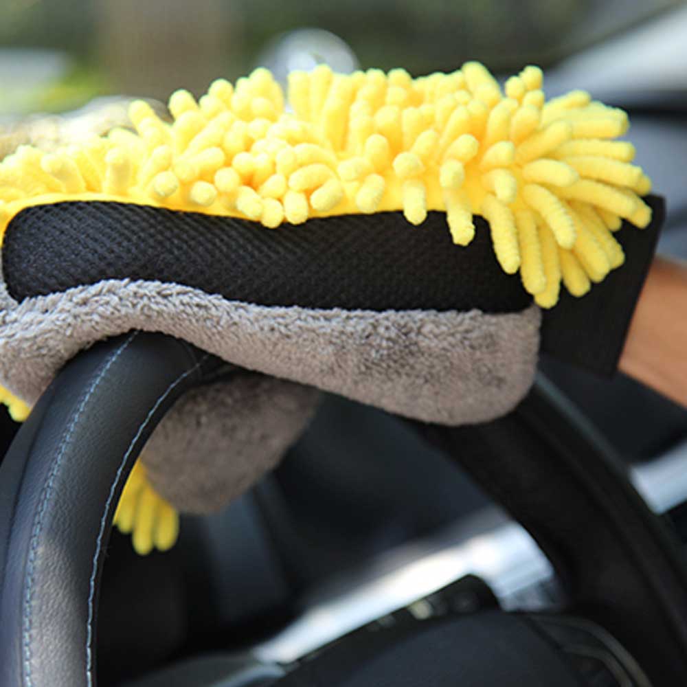 Plush Microfiber Car Wash Mitt