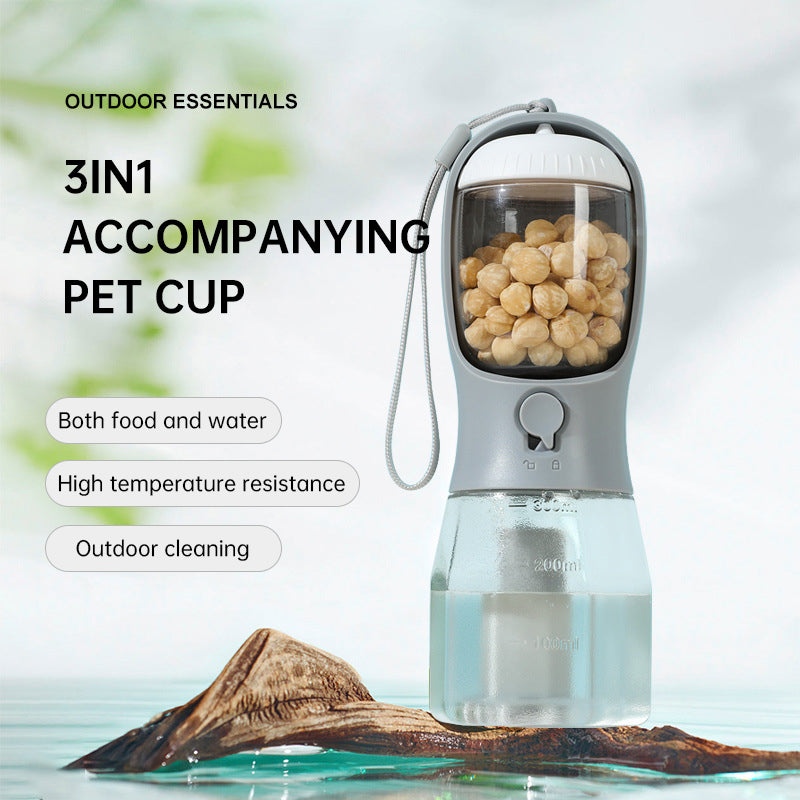 QVL 3-in-1 Pet Travel Bottle
